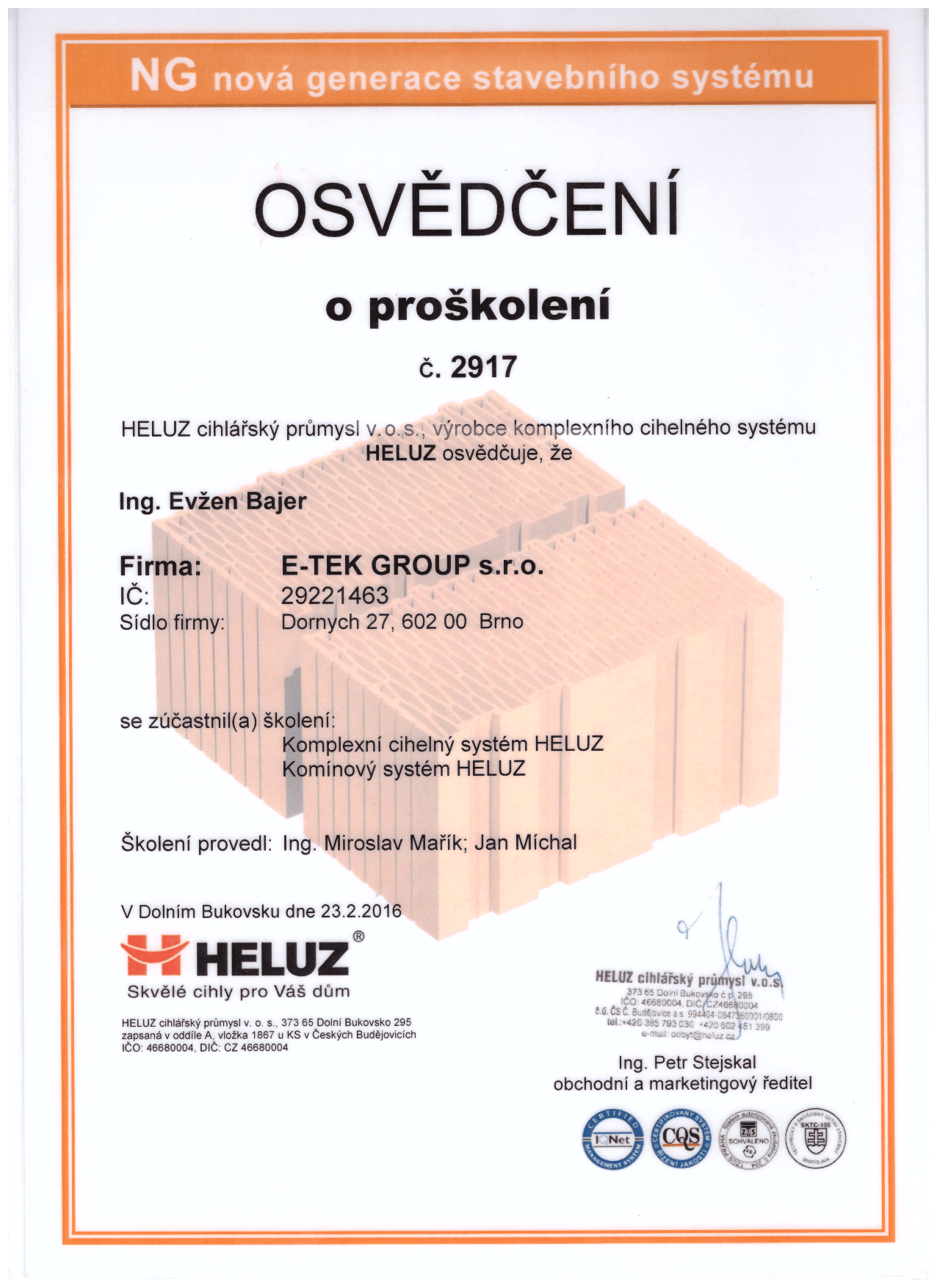 HELUZ – Cihelný a kominový systém